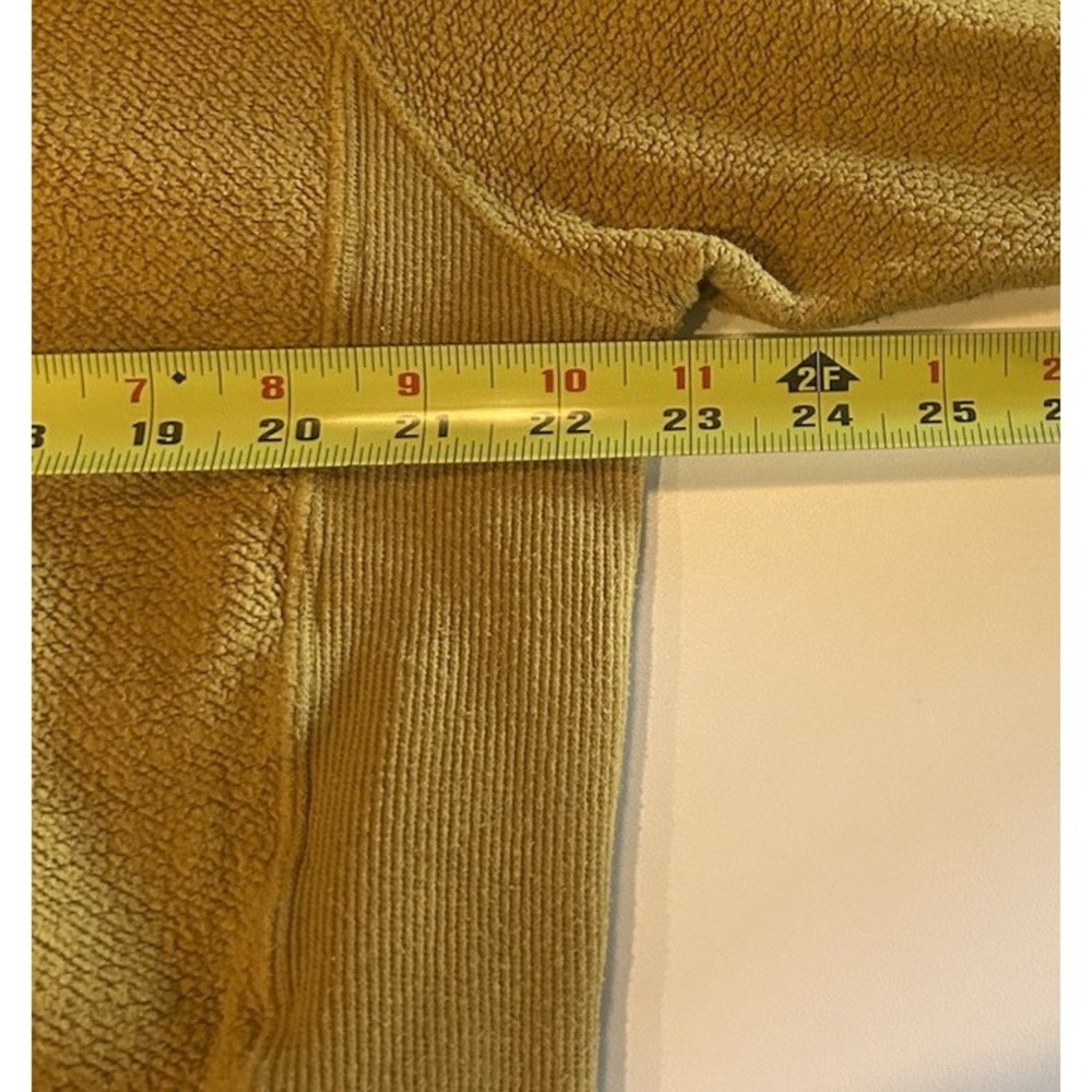 Emotionally Unavailable Crew Sweatshirt Medium Cream French Terry Mustard - Picture 11 of 12